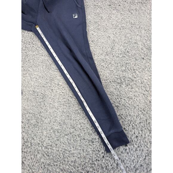 Fila Sweatpants Adult Small Blue Stretch Drawstring Gym Fitness Active Tapered - Picture 9 of 11